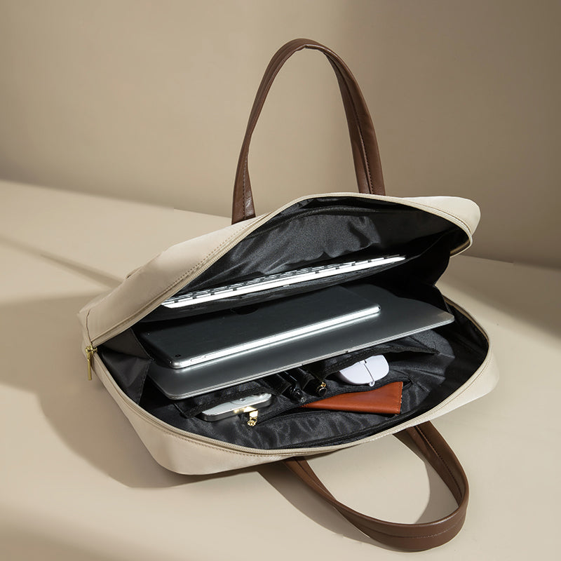 Laptop Bag - Beige (Large)