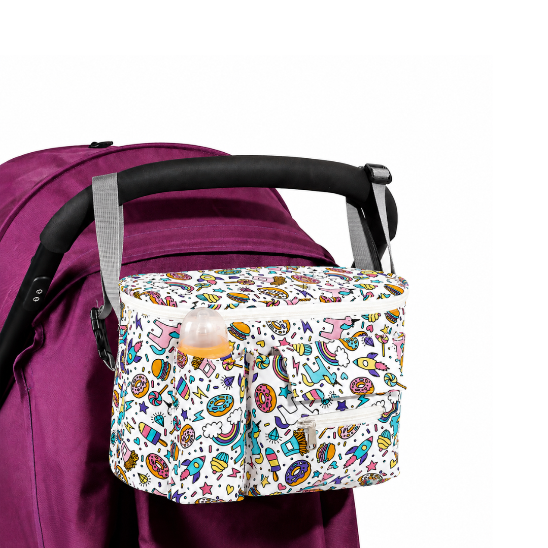 Stroller Organiser Bag - Doodles